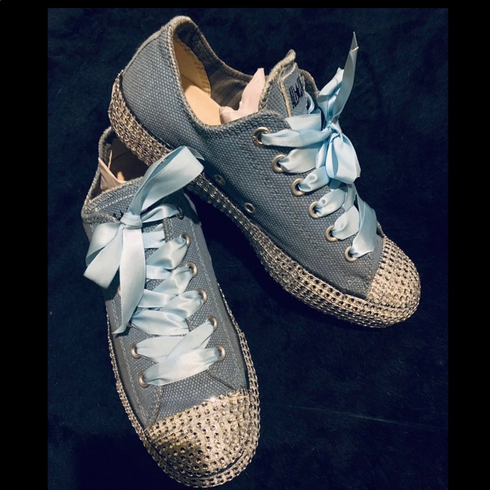 Converse Chuck Taylor All Star Sneakers with Bling